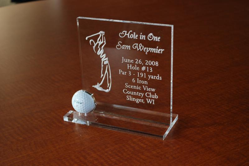 Golf ball Display - Hole in One